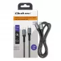 USB-kaapeli Qoltec 52358 1,5 m USB-C musta USB 2.0 0,48 Gbit/s