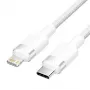 Vention LALWH Lightning -kaapeli – 2 m, Lightning–USB-C, valkoinen