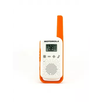 Motorola Talkabout T42 – radiopuhelin, 2 kpl:n pakkaus (oranssi-sininen)