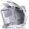 Mini Micro-ATX-tornikotelo Jonsbo MOD3 Tempered Glass White PC-kotelo, Mini-ITX/Micro-ATX-tuki