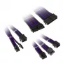 Kolink Core Adept Braided -kaapelinjatkossarja - Jet musta/Titan violetti