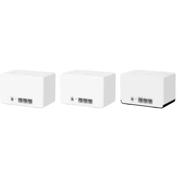 Reititin MERCUSYS Halo H85X Dual-Band Wi‑Fi 6 (802.11ax), 2,4/5 GHz, jopa 2402 Mbit/s, 3 LAN-porttia, valkoinen (3 kpl:n pakkaus)