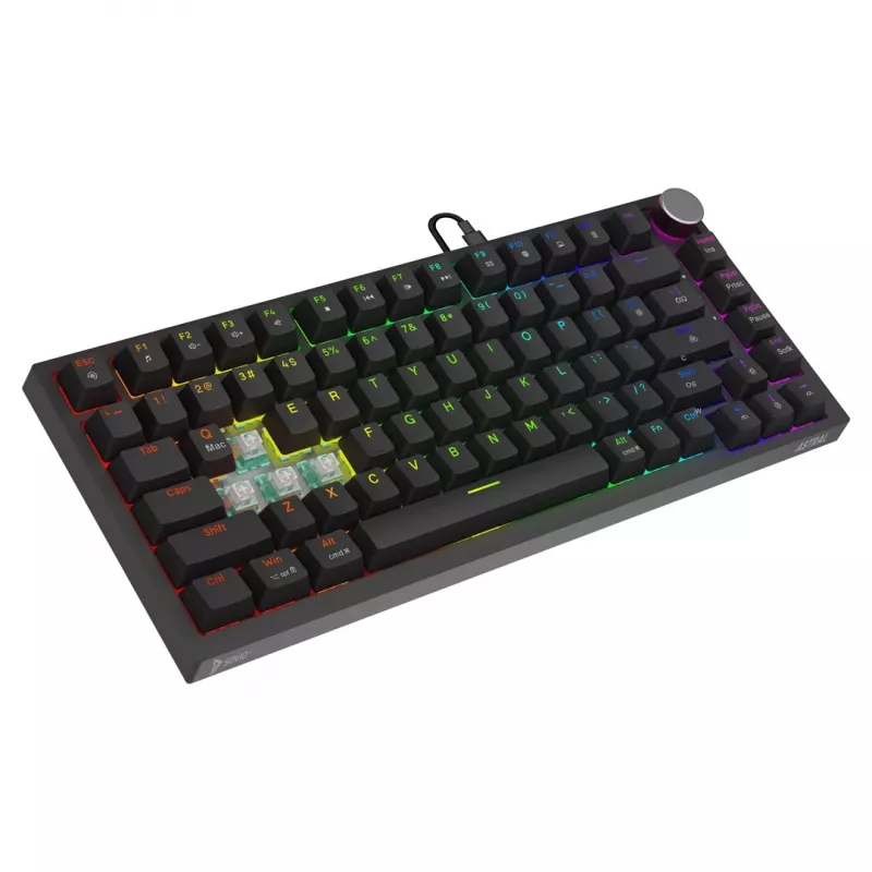 Savio ASTRAL BLACK JADE näppäimistö pelikäyttöön USB QWERTY US International