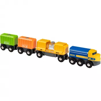 Juna BRIO Three-Wagon Cargo Train