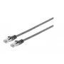Verkkokaapeli Microconnect V-UTP6A01S-FLAT RJ-45 Cat6a 1 m musta