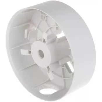 Liitäntärasia Hikvision DS-1280ZJ-PT3 – valkoinen, yleiskiinnike, Ø12 cm, korkeus 40,5 mm, max. kuormitus 2 kg