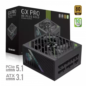 Gamemax-virtalähde, 80 PLUS, Gold | GX PRO 1250G | 1250 W | täysmodulaarinen