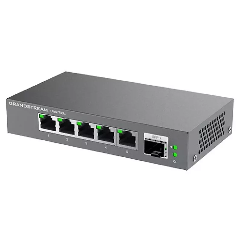 Grandstream Networks GWN7701PA verkkokytkin hallitsematon Gigabit Ethernet (10/100/1000) musta