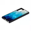 iKins-suojakotelo Samsung Galaxy Note 20 — Blue Lake ja musta, ohut cover