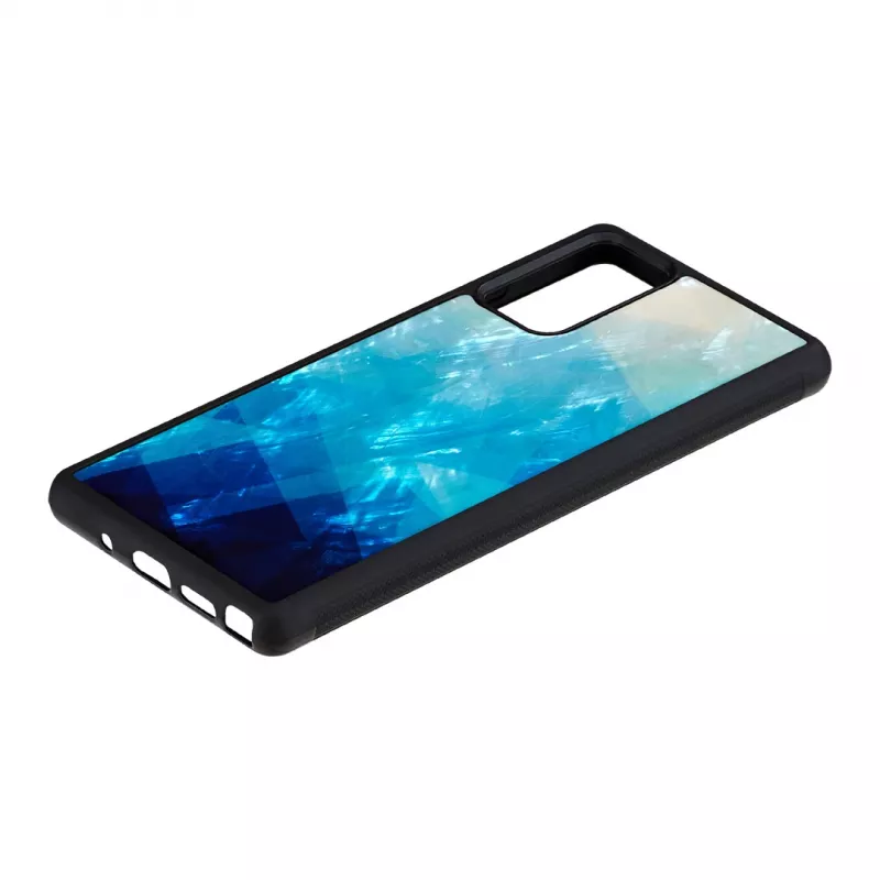 iKins-suojakotelo Samsung Galaxy Note 20 — Blue Lake ja musta, ohut cover
