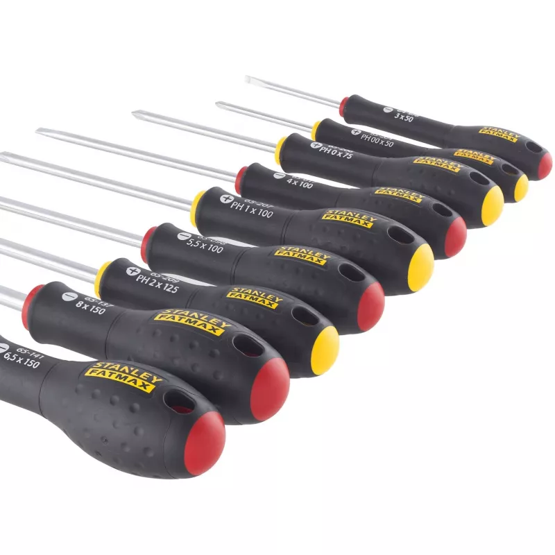 Käsiruuvimeisselisarja STANLEY FATMAX FMHT65439-0 — talttapääruuvimeisselit, eri koot