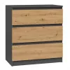 Topeshop M3 ANTRACYT/ARTISAN -lipasto