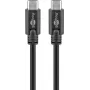 Wentronic Goobay USB 3.1 Generation 1 - USB-C™ -kaapeli, 0,5 m - USB-C™ pistoke > USB-C™ pistoke (67975)