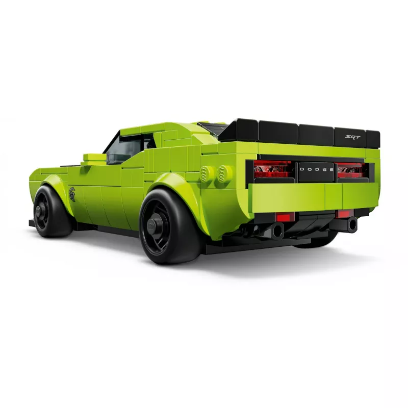 Rakennusleluauto LEGO Speed Champions Dodge Challenger SRT Hellcat 77237 — 390 osaa, 1 minifiguuri, ikäsuositus 9+