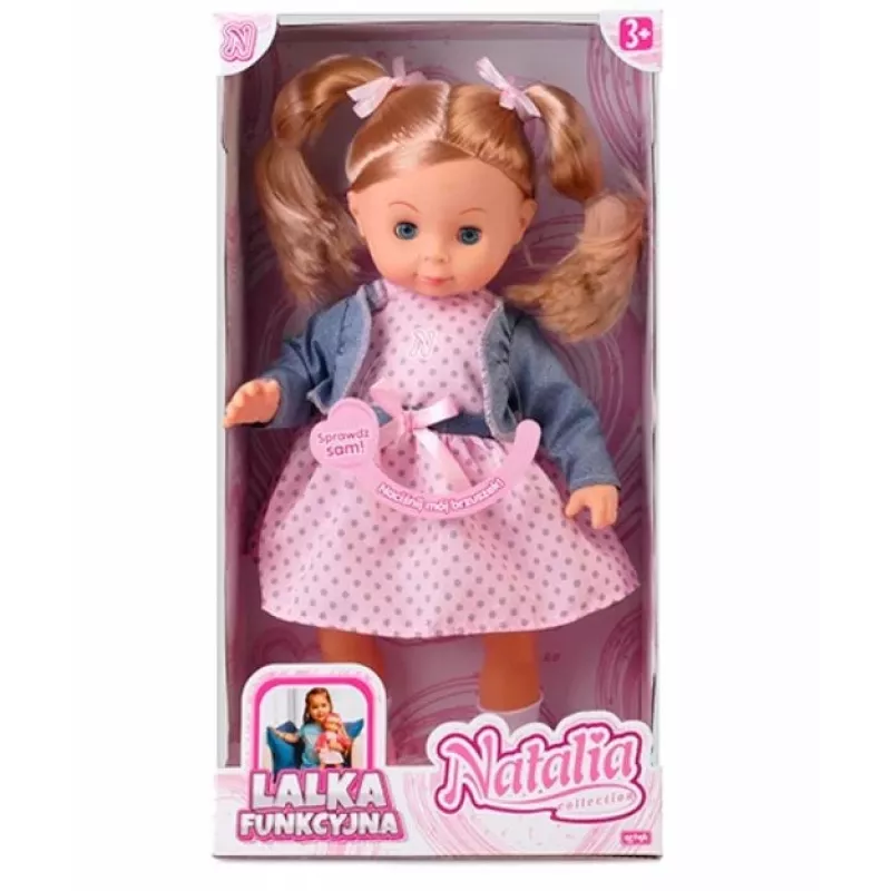 Nukke Artyk Natalia 39 cm puolankielisellä äänellä — liikkuva leikkikukke