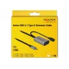 Delock USB-C Aktiivinen jatkokaapeli, 5 m, USB 5 Gbps (USB-20225 / 85392)