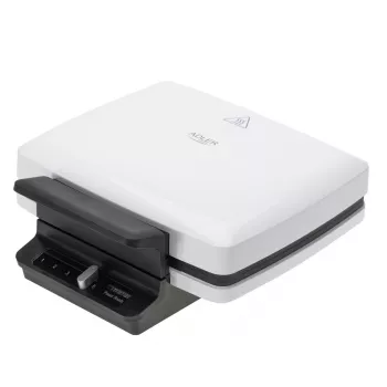 Vohvelirauta Adler AD 3085 — 1200 W, 2 suorakaiteen muotoista vohvelia 9×13 cm, säädettävä lämpötila, tarttumattomat levyt