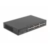 Hallitsematon kytkin LANBERG RSGE-24 — 24× Gigabit Ethernet 1U, rack-asennettava, musta