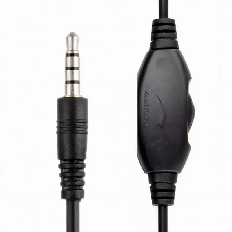 Langallinen pelikuulokemikrofoni GEMBIRD MHS-03-BKRD — binaural, korvan peittävä, 3,5 mm, 1,8 m kaapeli, punainen/musta