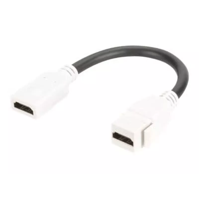 Digitus HDMI 2.0 Keystone -moduuli 12 cm kaapelilla (liitin/liitin)