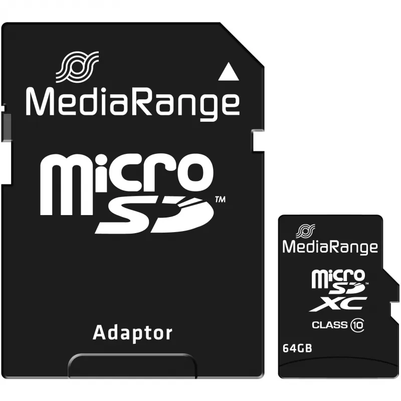 Muistikortti MediaRange 64GB MicroSDXC Class 10 MR955