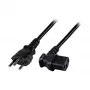 EFB-Elektronik virtajohto Sveitsin tyyppi 12 - C13 90°, musta, 1,8 m, 3 x 0,75 mm² Valmistaja: EFB Elektronik (EK483.1,8V2)