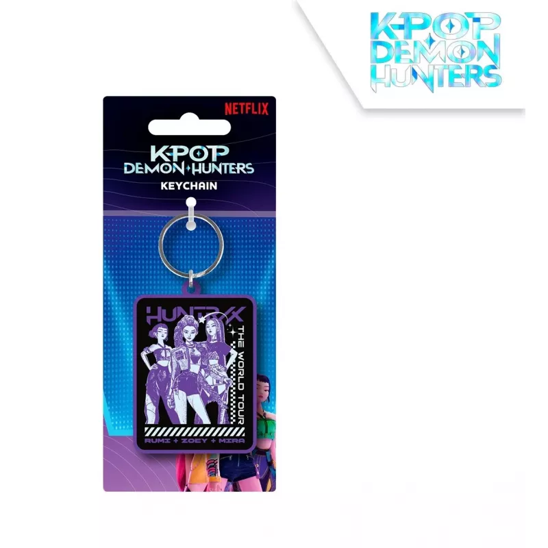 K-POP Demon Hunters Huntrix PVC-avaimenperä