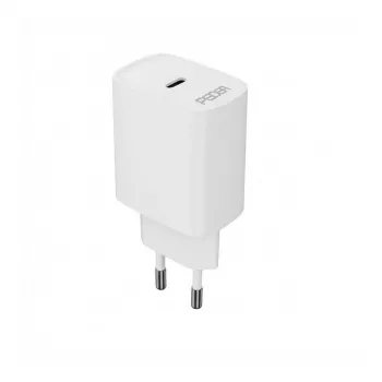 PEDEA USB-C matkalaturi 20W Power Delivery valkoinen (60040103)