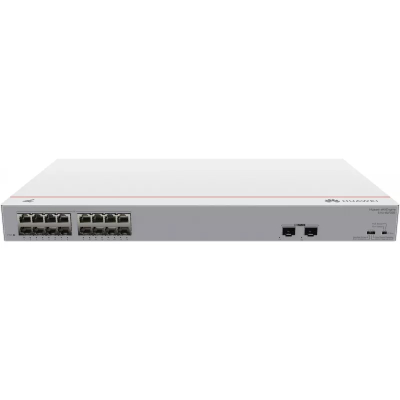 HUAWEI eKit S110 -sarja S110-16LP2SR hallitsematon L2 Gigabit Ethernet (10/100/1000) Power over Ethernet (PoE) 1U harmaa