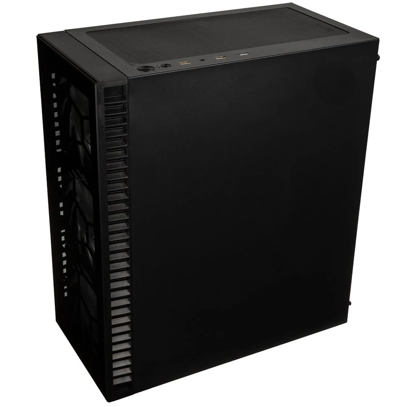 Kolink Observatory HF Plus Glass ARGB Midi-tornikotelo - musta