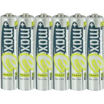 Ansmann 4+2 ilmaista ladattavaa paristoa maxE Micro AAA 800 mAh