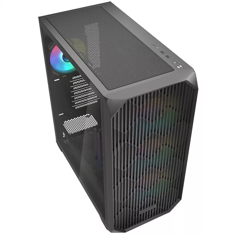 Sharkoon AK3 RGB Midi Tower musta
