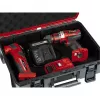 Einhell 4540019 E-Case S-F järjestelmälaukku ruudukkovaahtomuovilla, roiskeveden kestävä, polypropeeni, kantavuus 25 kg, musta/punainen