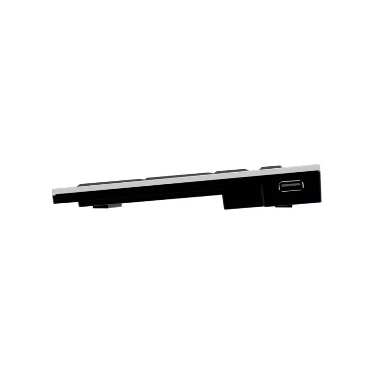 Logickeyboard LKB-MCOM4-AJPU-FR näppäimistö USB AZERTY ranska hopea (LKB-MCOM4-AJPU-FR)