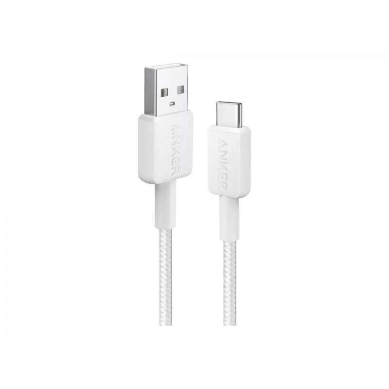 USB-A–USB-C-kaapeli Anker A81H5G21 — 0,9 m, valkoinen