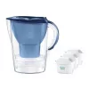 Vesifiltterikannu BRITA Marella 2,4 l 3 Pure Performance -patruunalla, Maxtra Pro, sininen