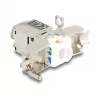 Verkkokaapeliliitin DeLOCK 88198 LSA-LSA Cat.6A STP 31,6 mm ruostumaton teräs