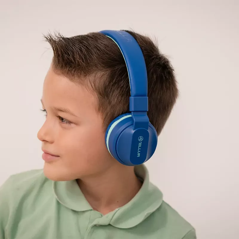 Tellur Buddy Bluetooth over-ear -kuulokkeet sininen