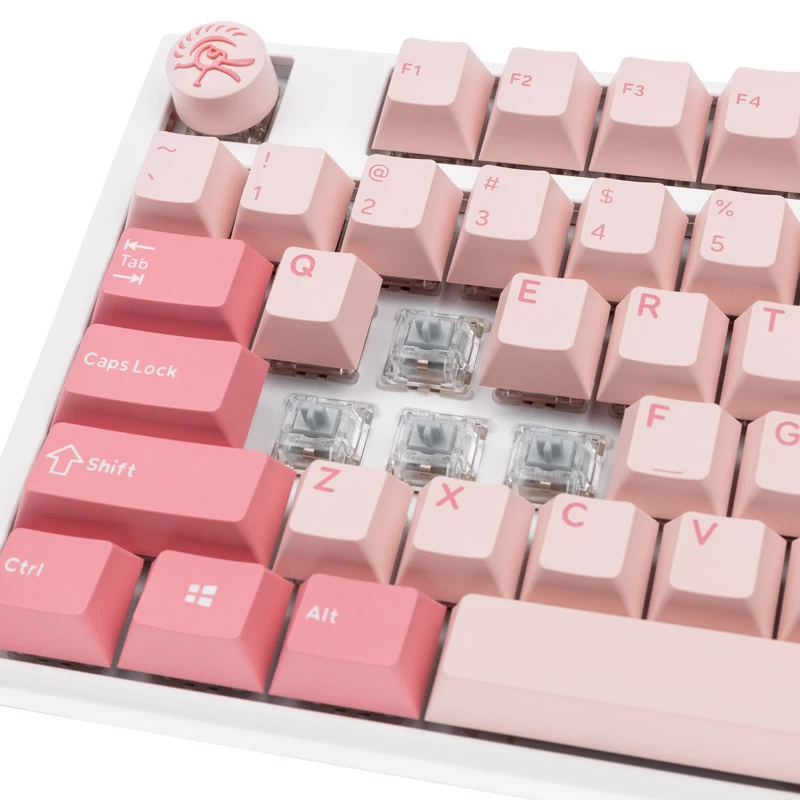 Ducky One 3 TKL -näppäimistö Gaming USB QWERTY englanti pinkki