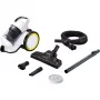 Sylinteripölynimuri Karcher VC 3 — kuivaimuri kotiin, 700 W, 0,9 l pussiton, HEPA 13, teleskooppiputki, 1,5 m letku