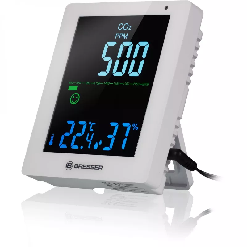 Ilmanlaatumittari Bresser Optics 7004020GYE000 CO2 lämpötila 0–50 °C