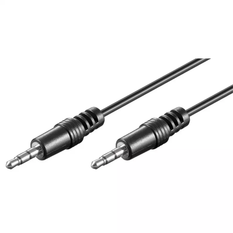 Audiokaapeli Goobay 51659 2.5m 3.5mm musta