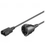Microconnect PE130100 virtajohto musta 1 m C14-liitin