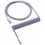 CableMod Classic Coiled CM-CKCA-CW-PW150PW-R spiraalimallinen näppäimistökaapeli, USB-C – USB-A, 150 cm, Rum Raisin