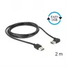 USB-kaapeli DeLOCK 85557 USB 2.0 2 m musta