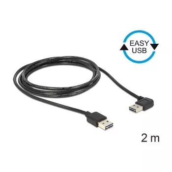 USB-kaapeli DeLOCK 85557 USB 2.0 2 m musta