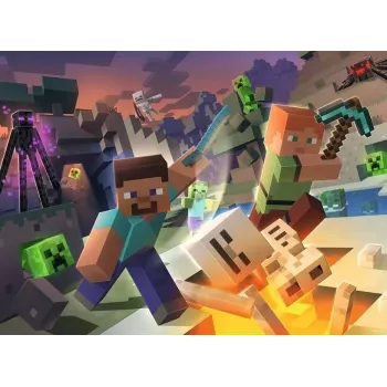 Ravensburger Minecraft 100 palaa palapeli videopeli