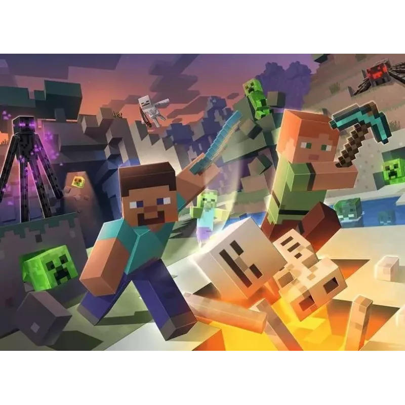 Ravensburger Minecraft 100 palaa palapeli videopeli