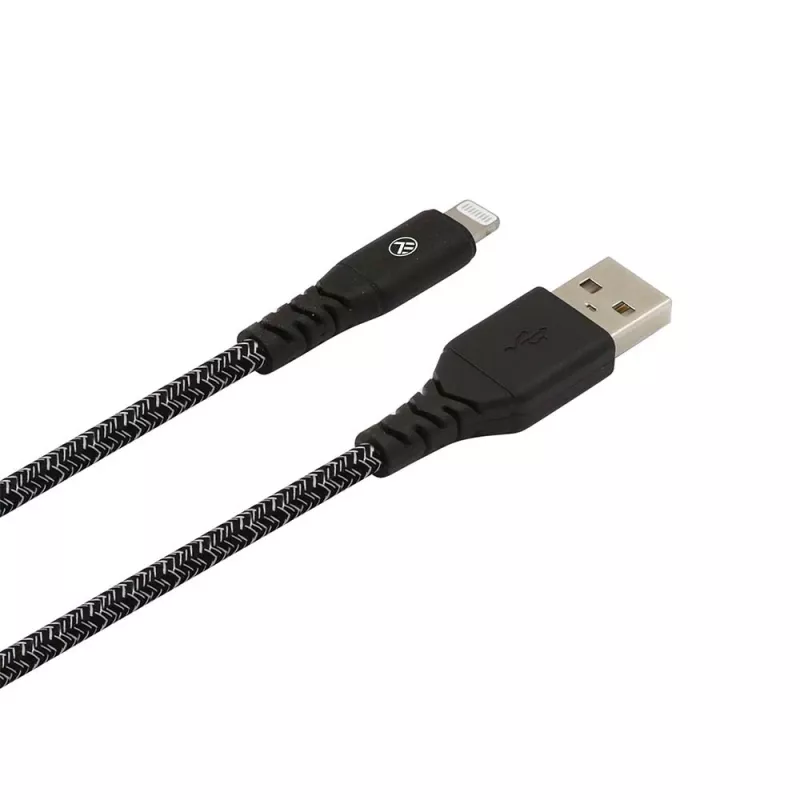 USB–Lightning-datakaapeli Tellur TLL155481 2,4 A 1 m nylon musta