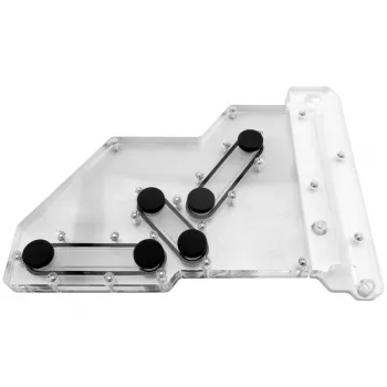 Singularity Computers Spectre 2.0 Elite Kit Side Distro Plate - valkoinen